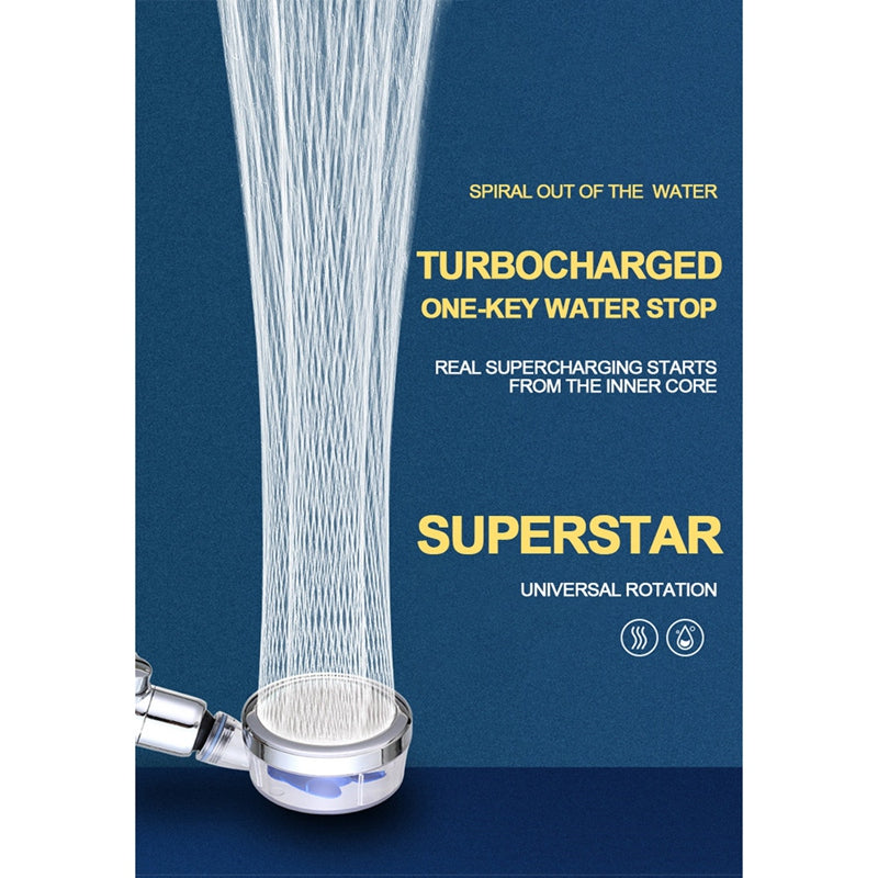 High Pressure Turbocharged Shower Head